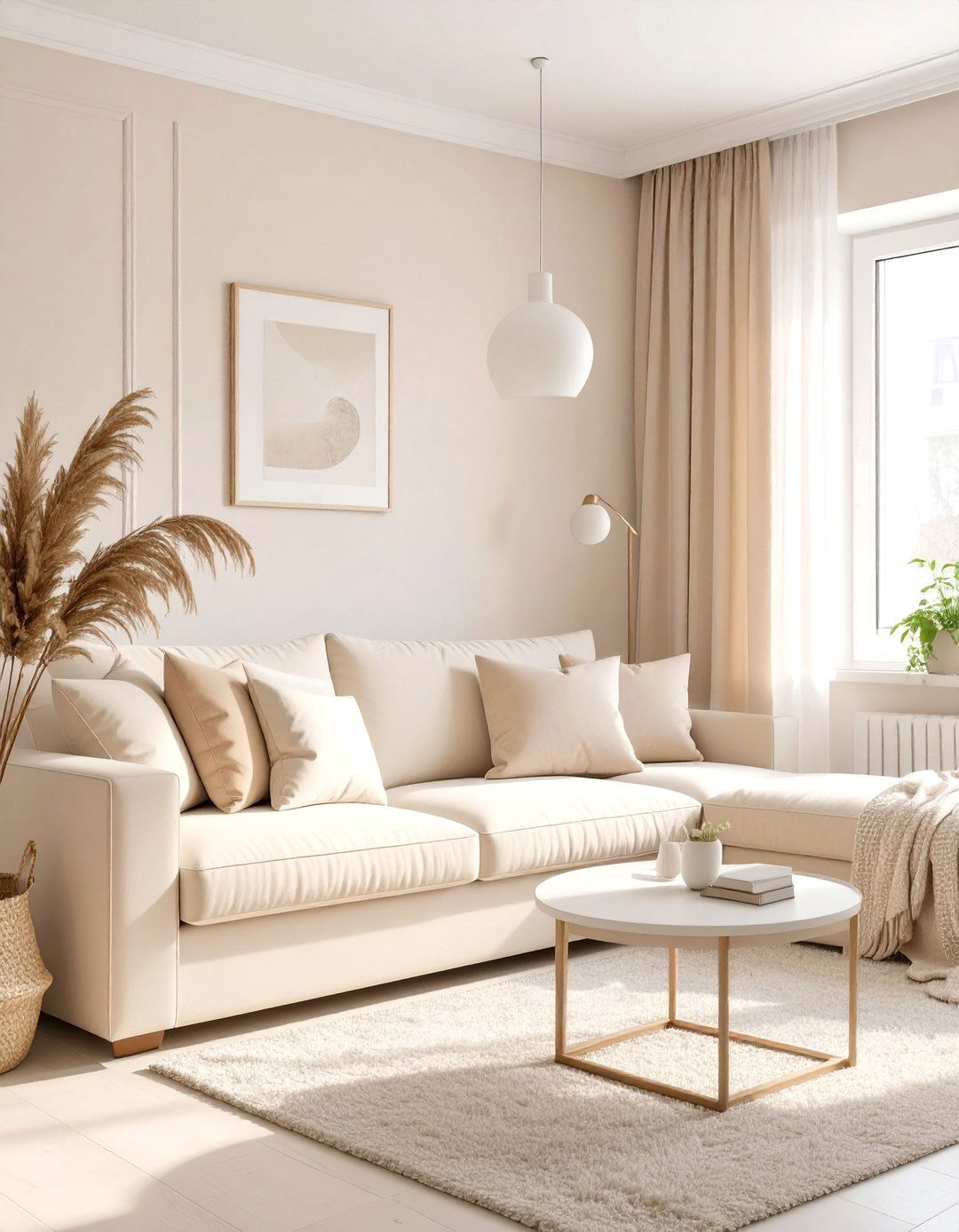 Small Living Room with a Light Color Palette - 30 small living room decor ideas