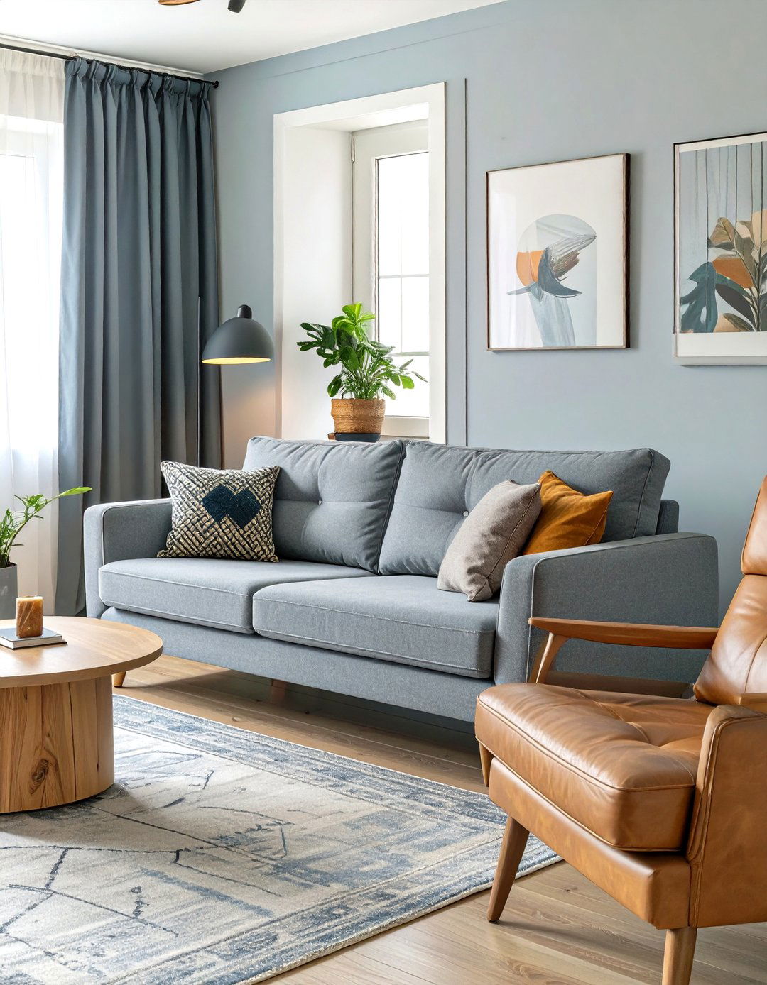 Small Living Room with a Loveseat Instead of a Sofa - 30 small living room decor ideas