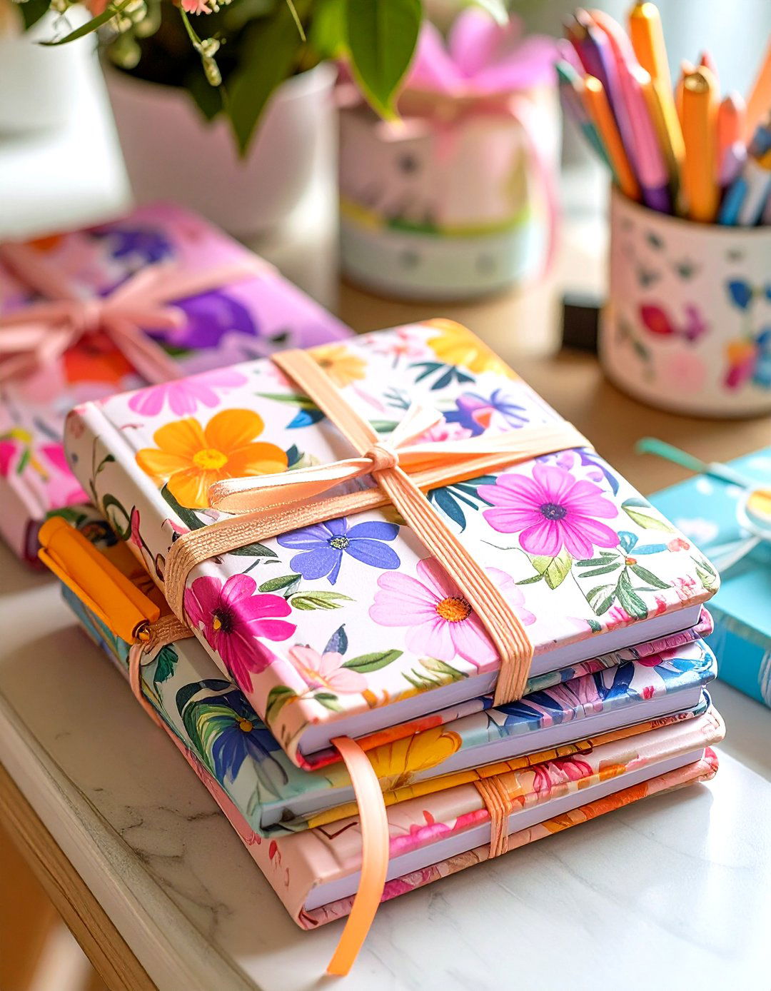 Small Notebook and Pen Sets - 30 baby shower favors ideas