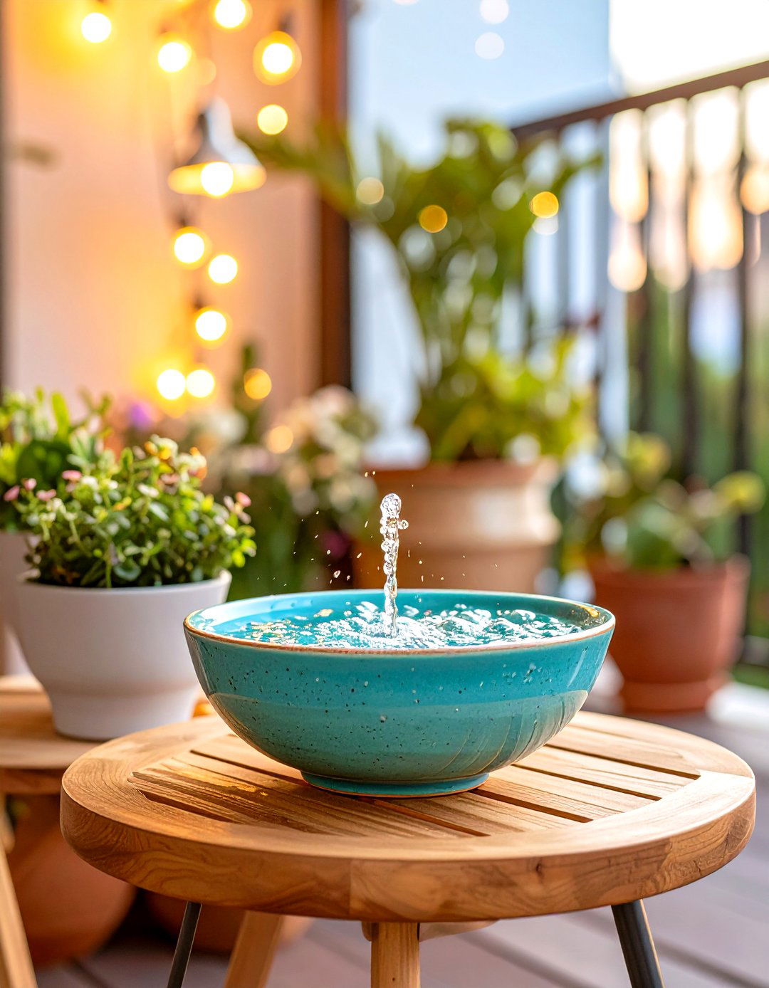 Small Patio Ceramic Outdoor Fountain - 30 outdoor fountain ideas