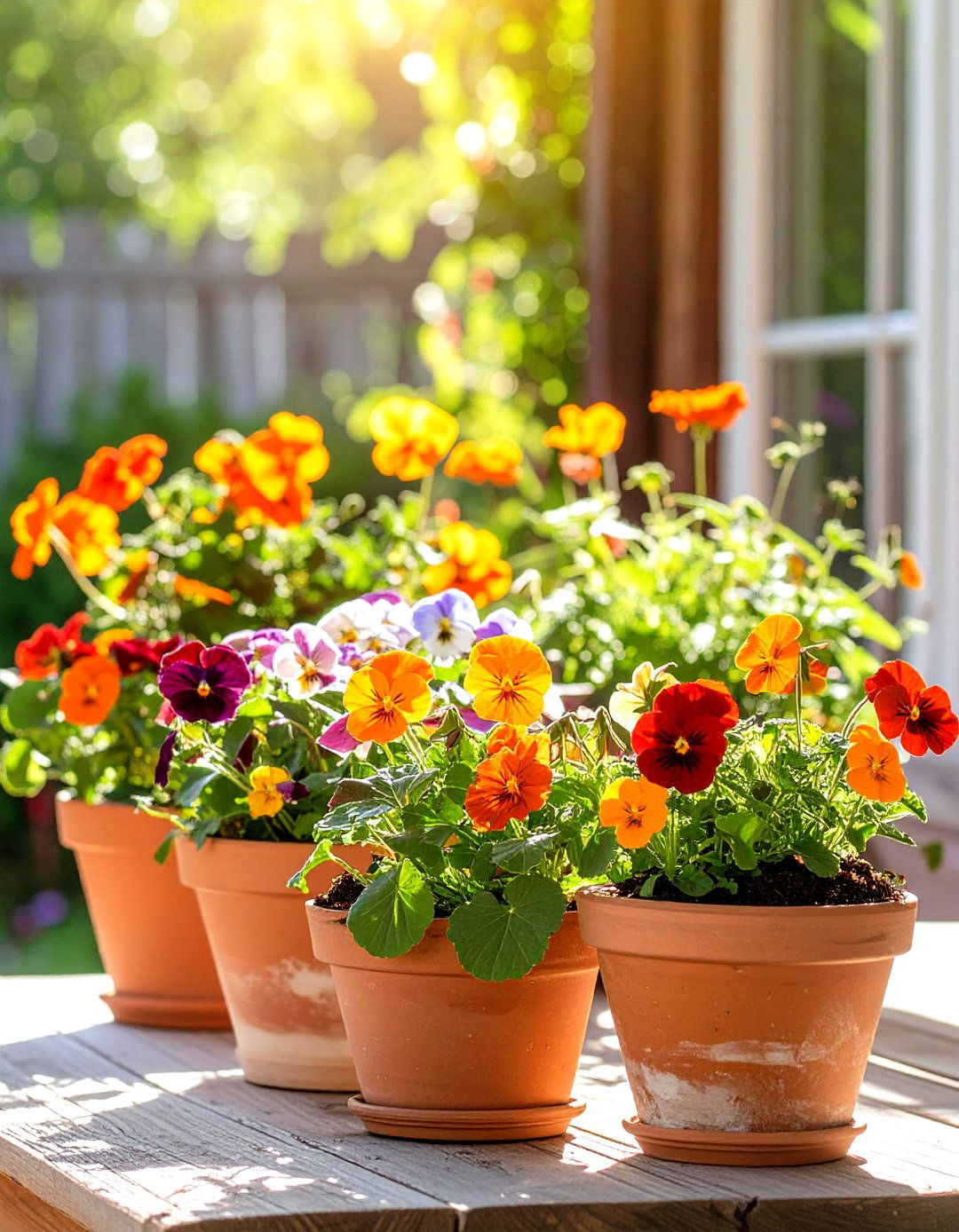 Small Patio Edible Flower Garden - 30 small patio garden ideas