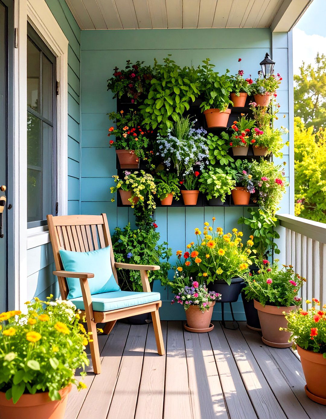 Small Porch Vertical Garden - 30 front porch design ideas photos