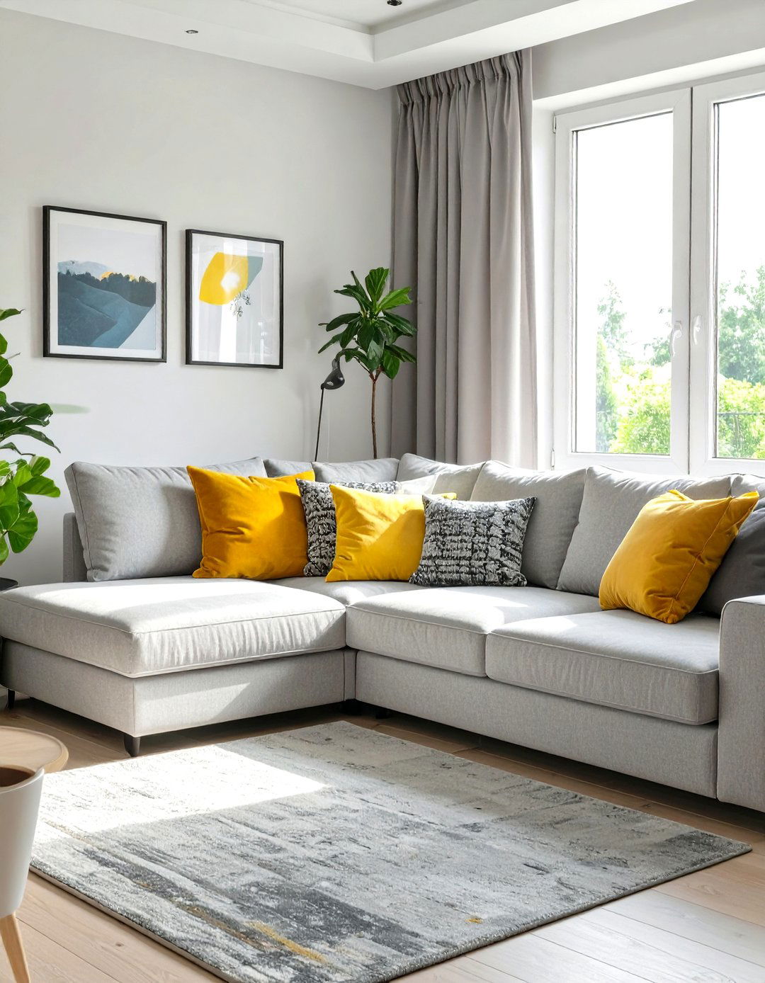 Small Scale Sectional Sofa - 30 small space living room ideas