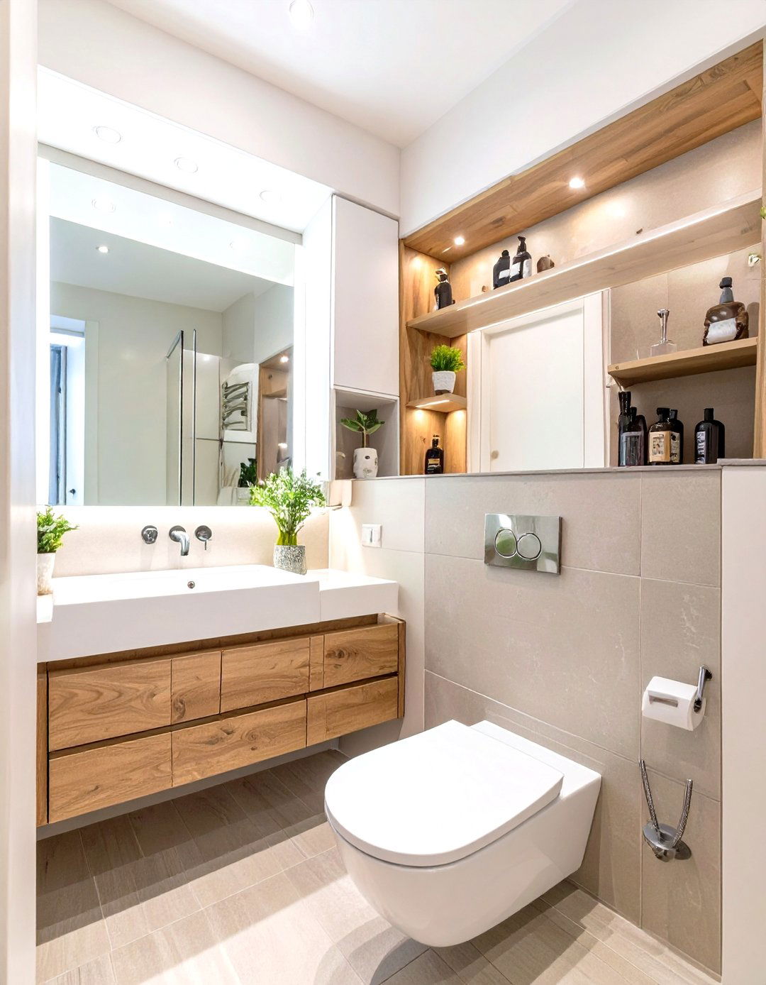 Small Space Maximizing Bathroom - 30 ideas for bathroom remodel