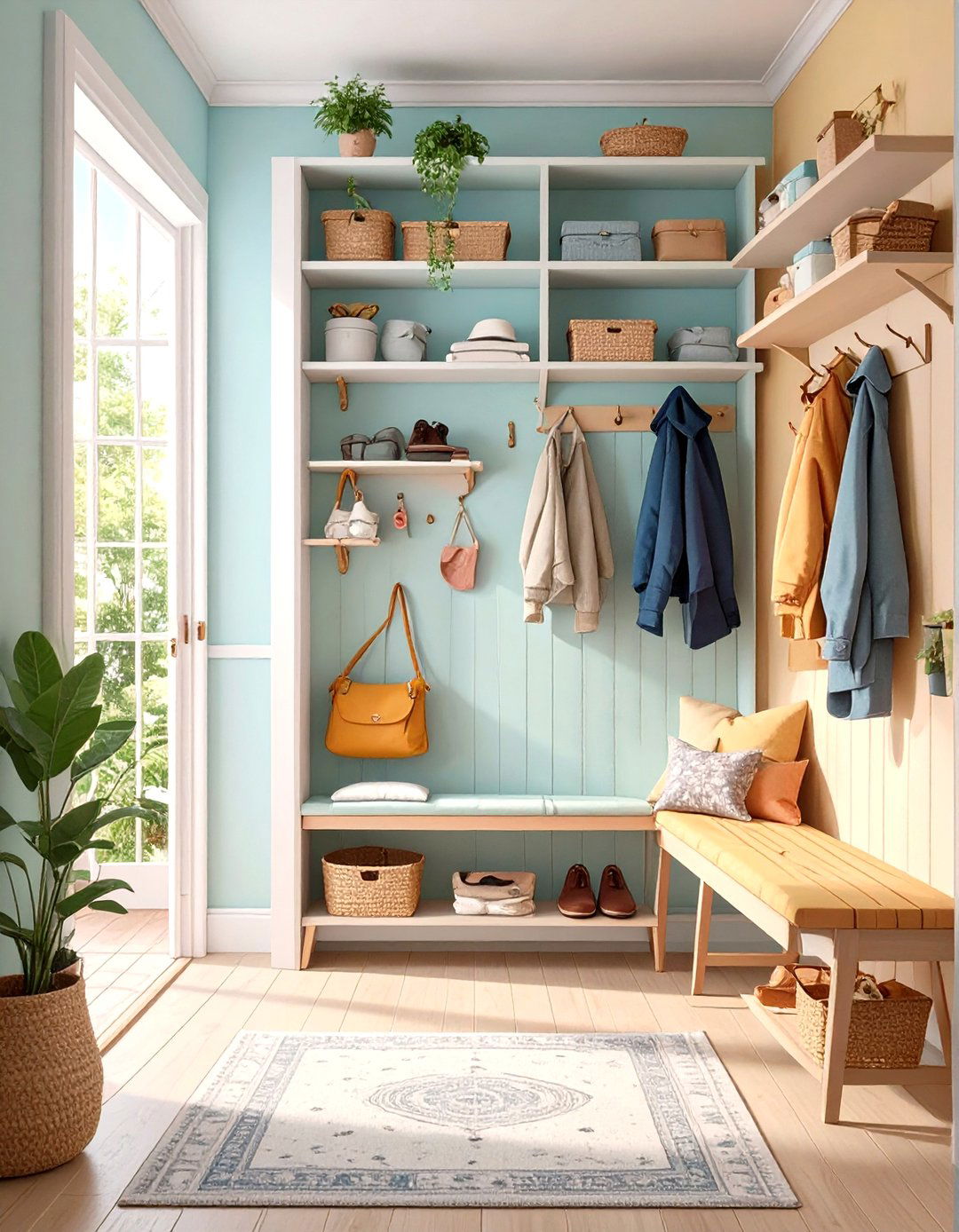 Small Space Solution Mudroom - 30 mudroom inspiration