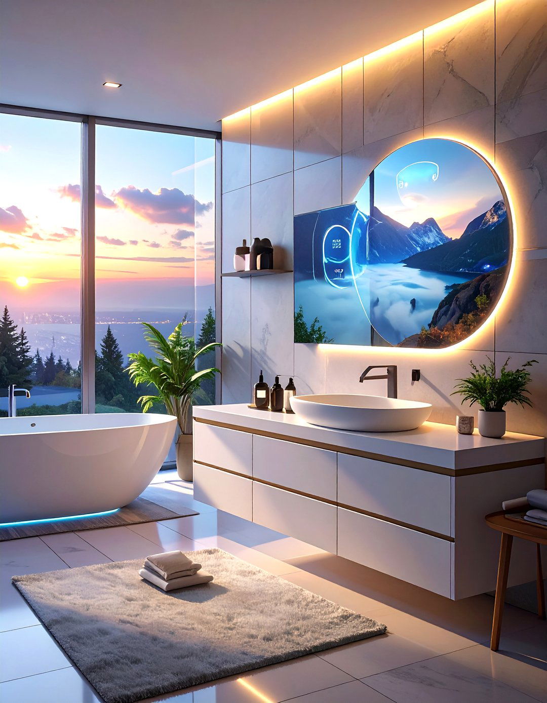 30 Unique Bathroom Vanity Mirror Ideas to Brighten Up