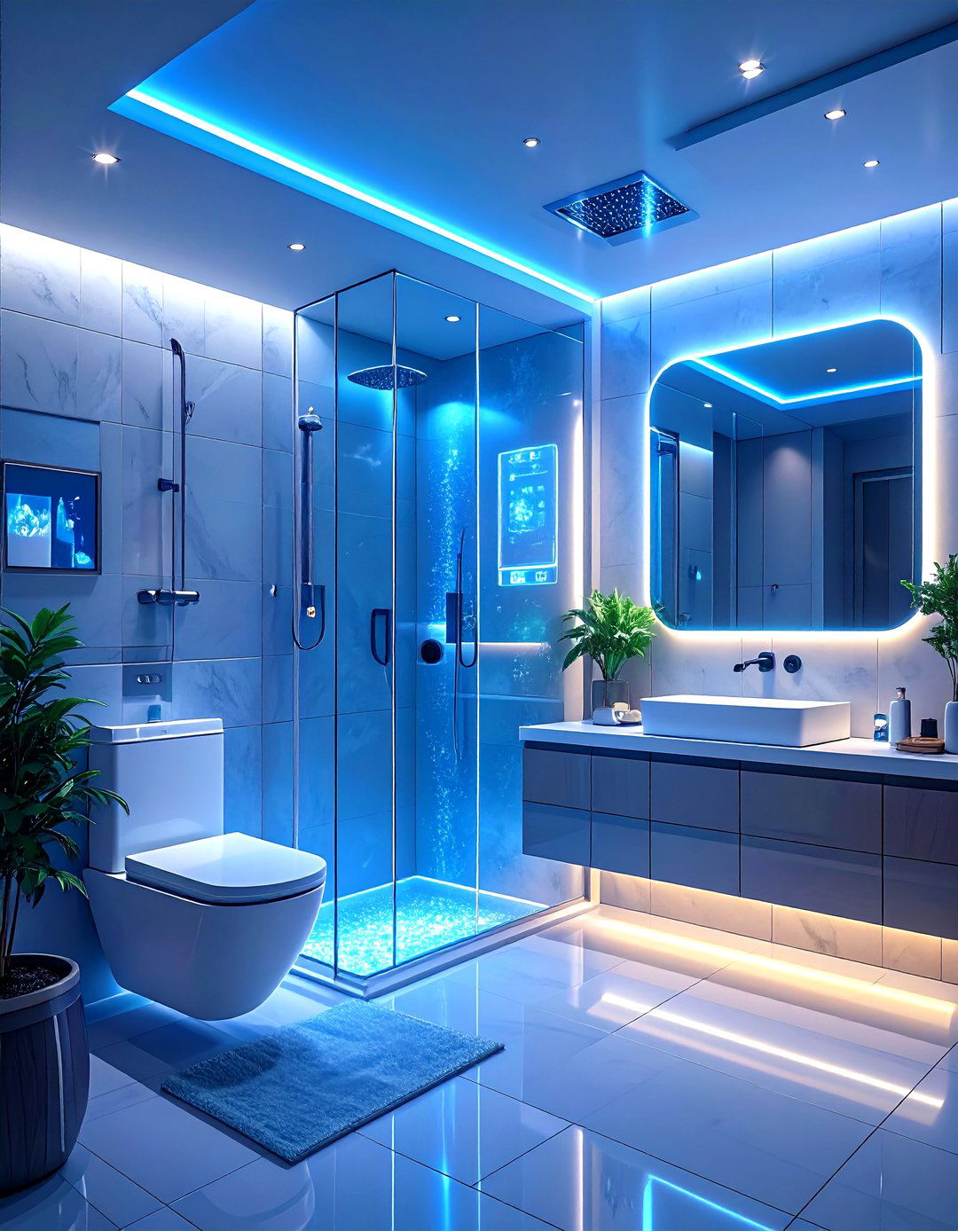 Smart Bathroom Technology - 30 modern bathroom design photos ideas