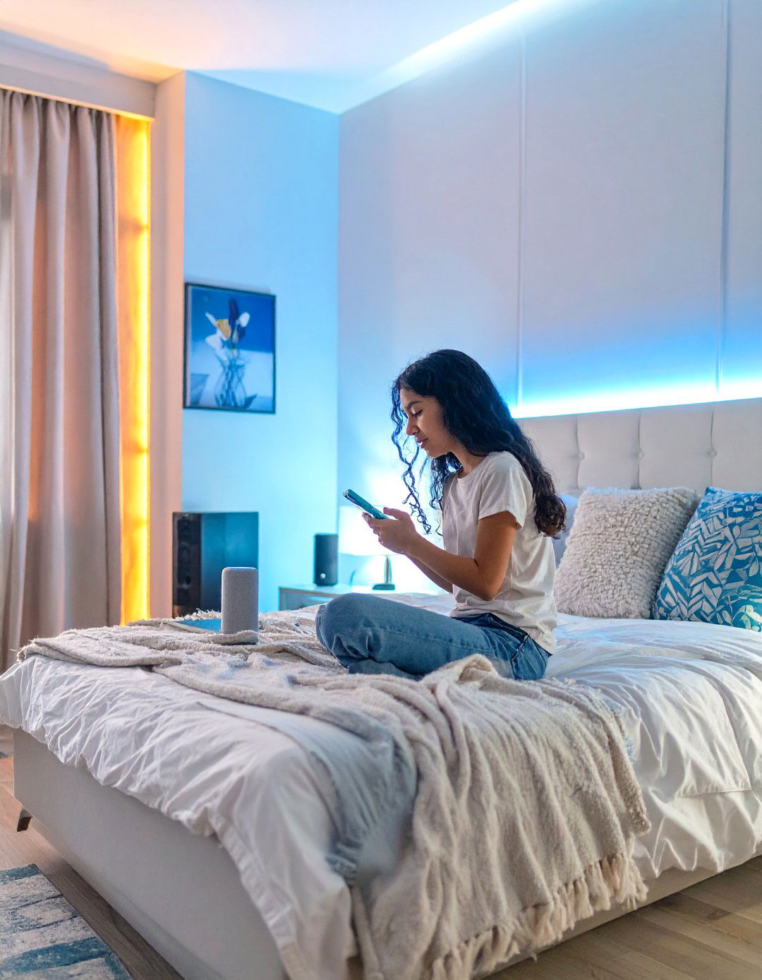 Smart Bedroom with Tech Integration - 30 teenage girls bedroom ideas