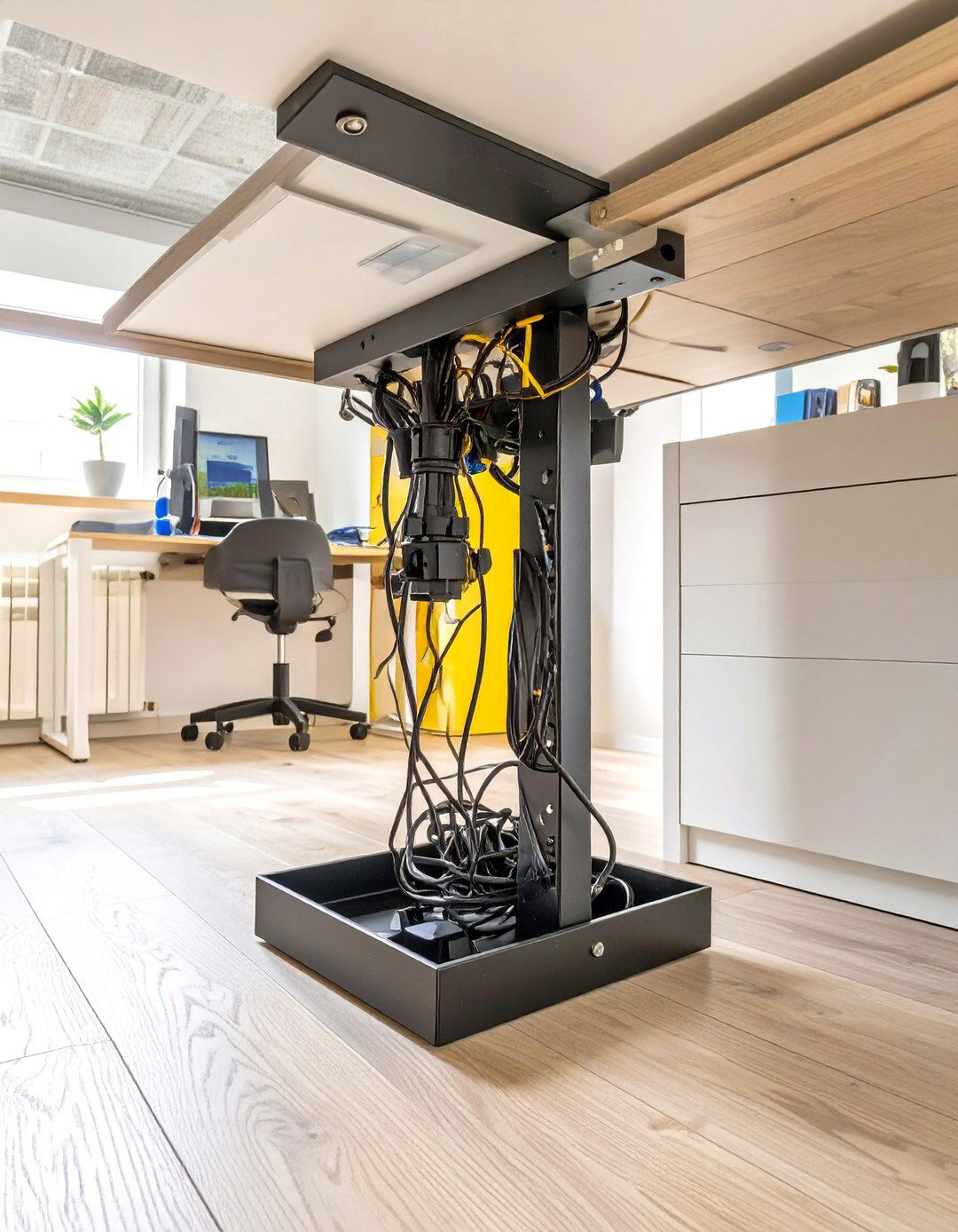 Smart Cable Management System - 30 small office space ideas