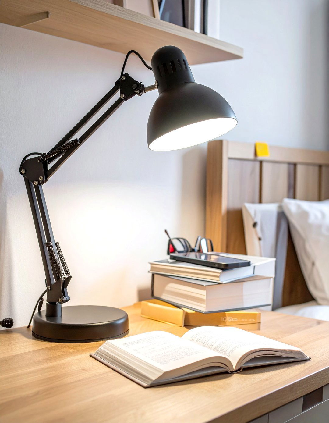 Smart Desk Lamp with USB Ports - 30 small teen bedroom ideas