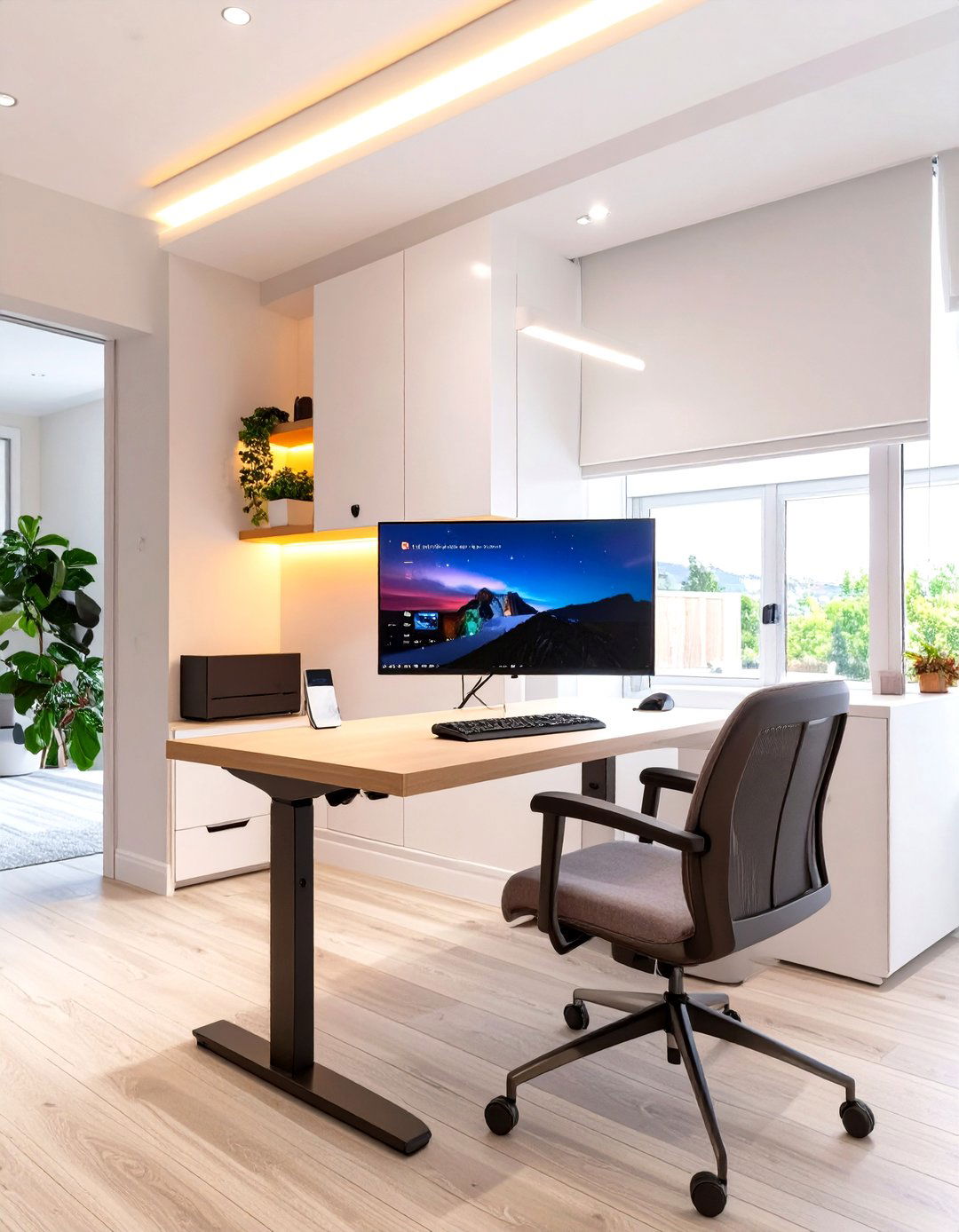 Smart Home Office for Enhanced Productivity - 30 what is smart home interior design ideas