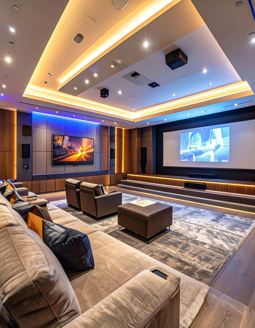 Smart Home Tech Integrated Media Room - 30 interior design software free ideas
