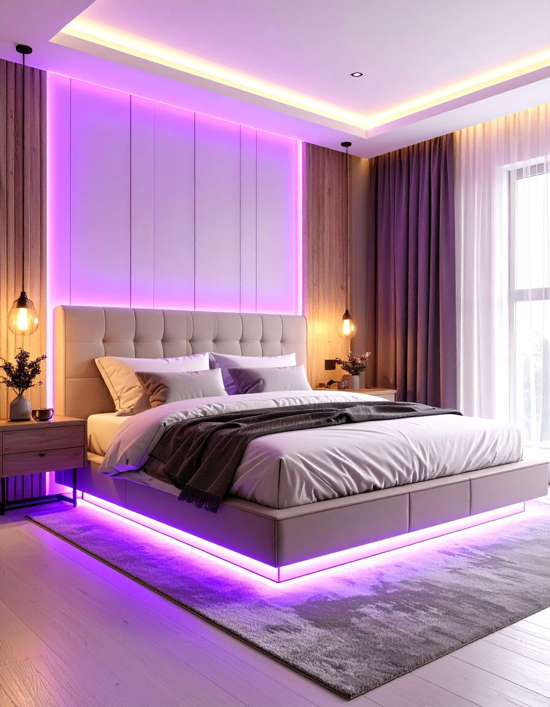 Smart LED Strip Lighting - 30 pinterest bedroom ideas