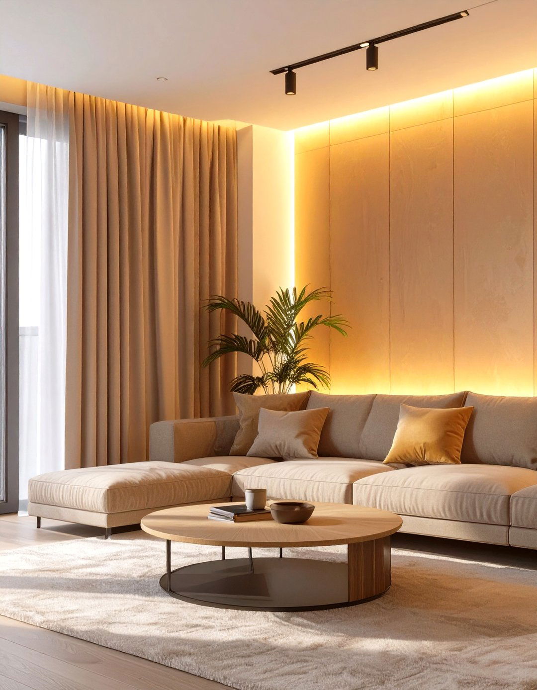 Smart Lighting for Living Room Ambiance - 30 sourcednextdoor interior design ideas