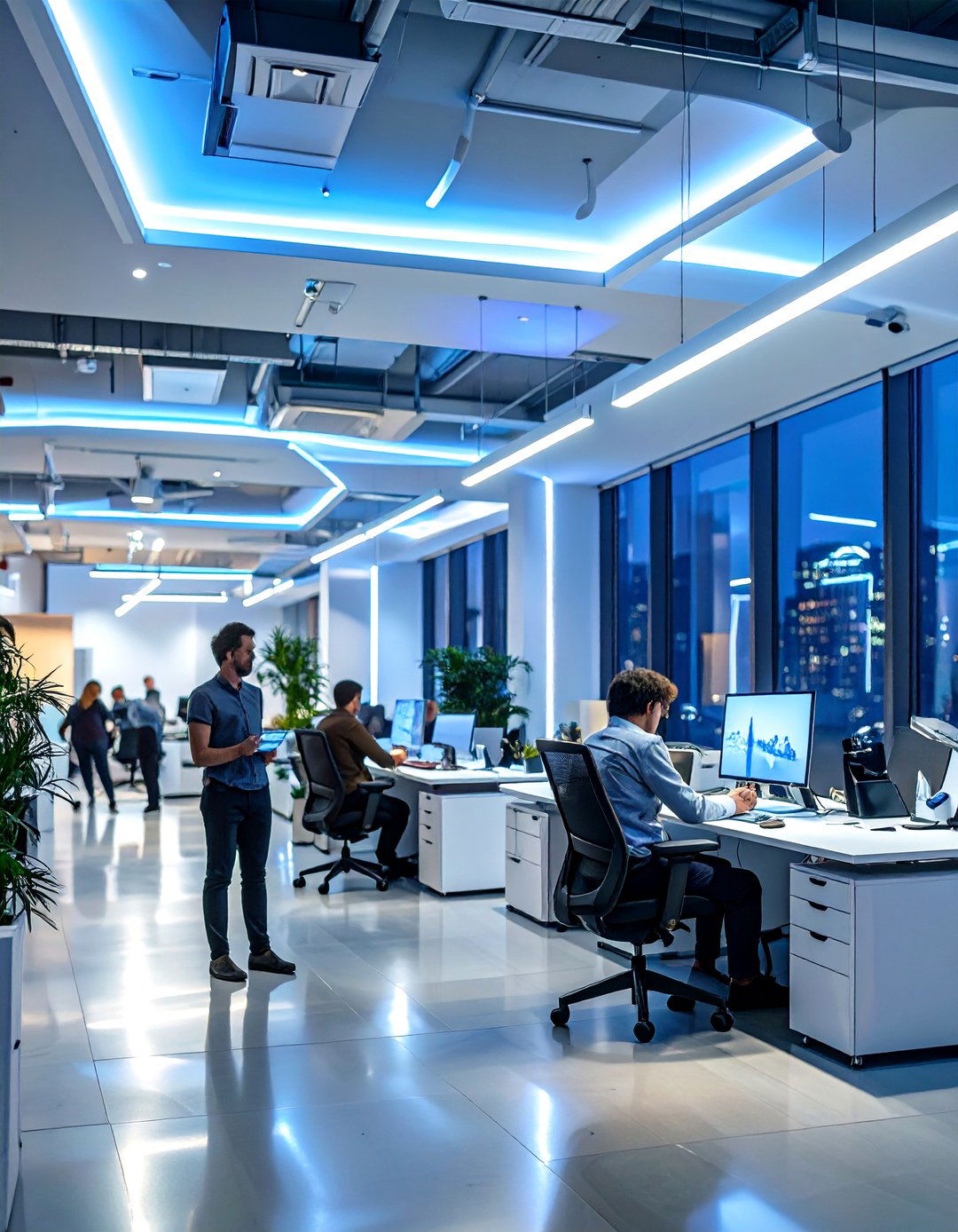 Smart Office Lighting Systems - 30 office lighting ideas