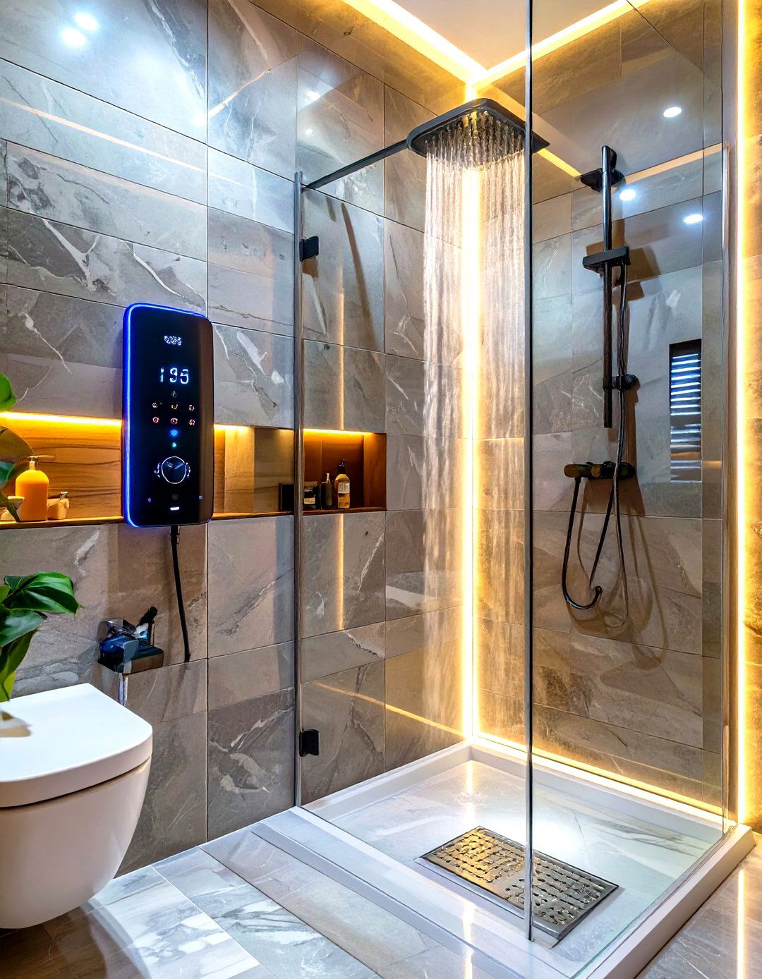 Smart Shower with Digital Controls - 30 shower designs
