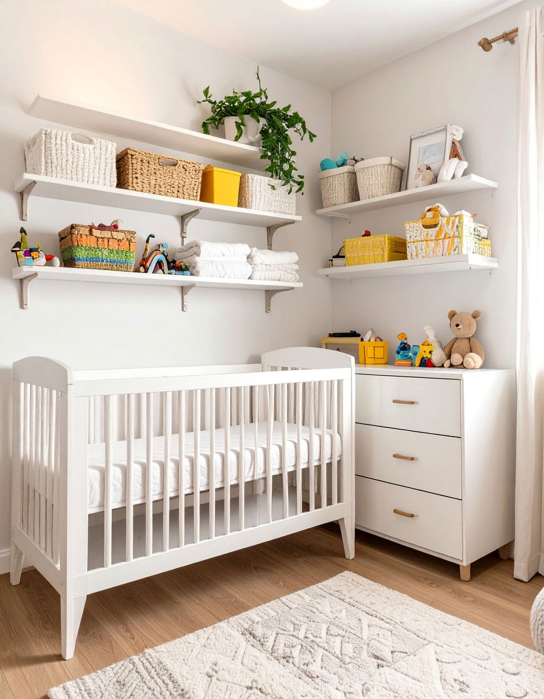 Smart Storage Nursery Solutions - 30 baby boy nursery ideas for small rooms