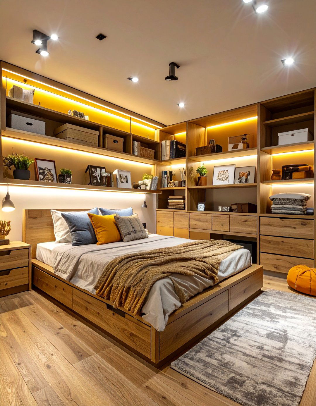 Smart Storage Solutions Bedroom - 30 basement bedroom ideas on a budget