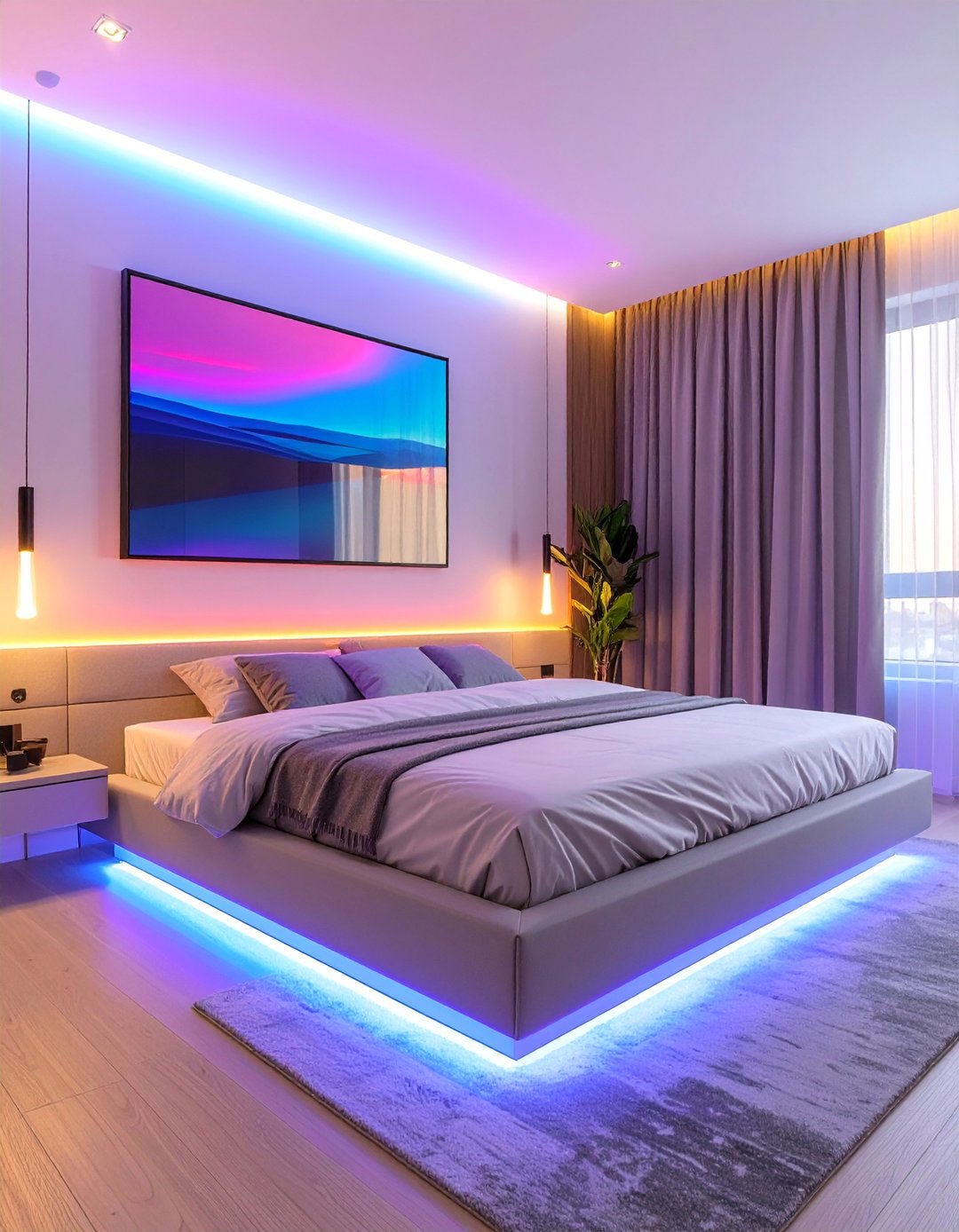Smart Tech Bedroom - 30 apartment bedroom ideas