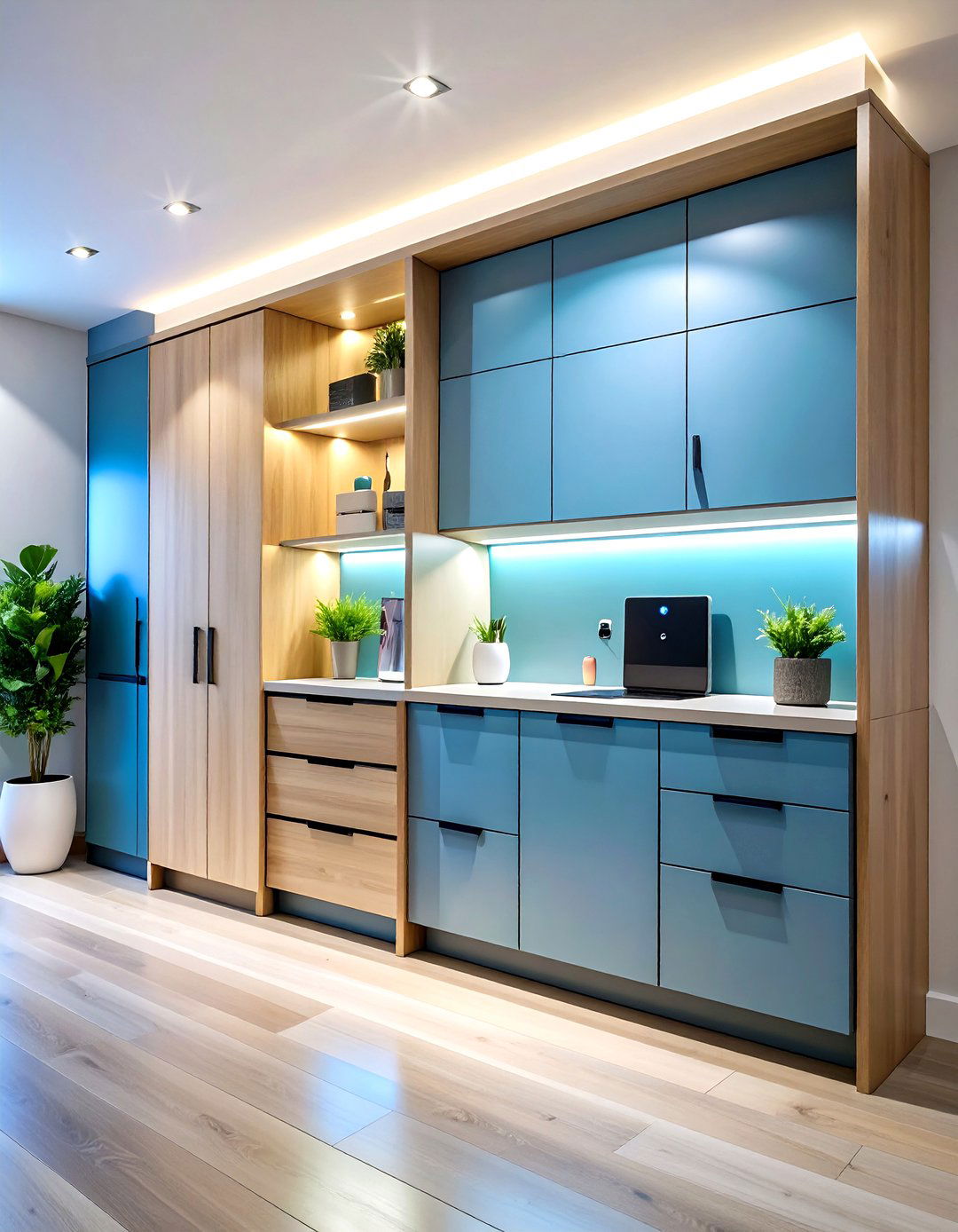 Smart Tech Entry Closet - 30 entry closet ideas