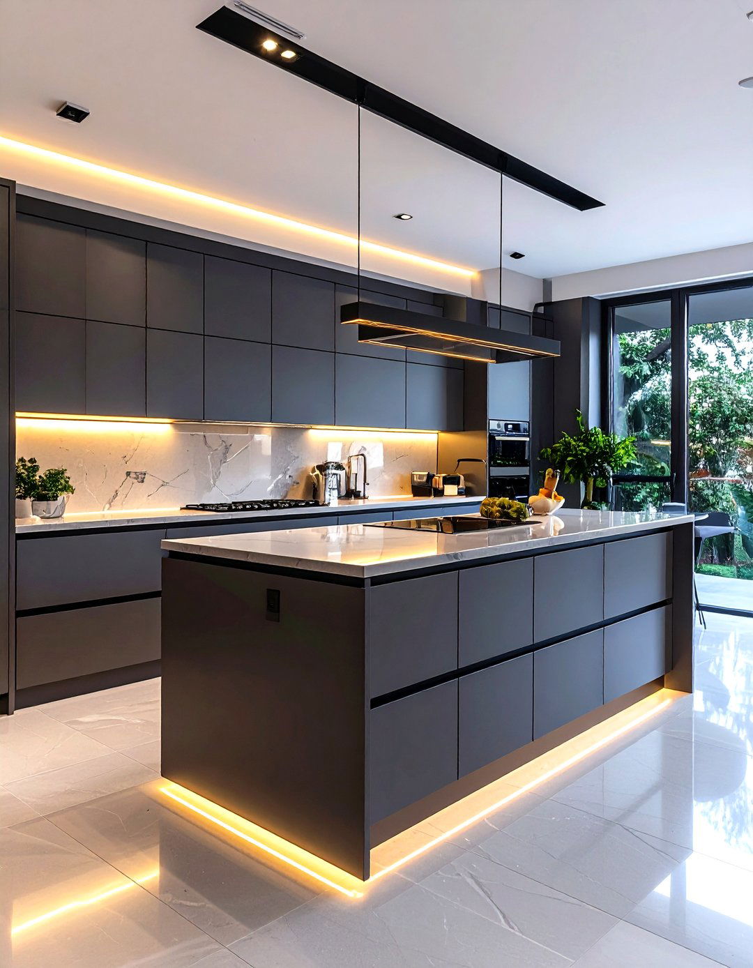Smart Tech Galley Kitchen - 30 galley kitchen designs