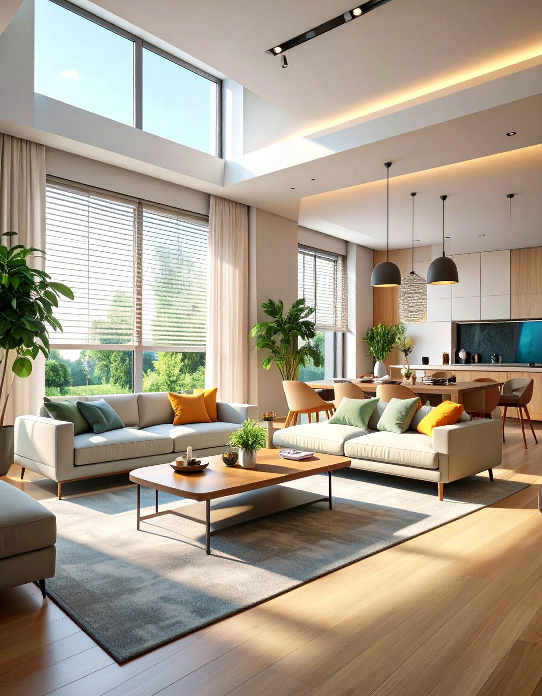 Smart Tech Integrated Lounge - 30 lounge dining room ideas