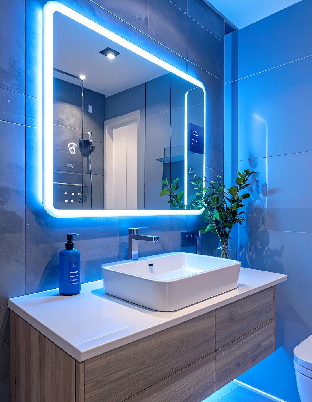 Smart Technology Half Bathroom - 30 modern half bathroom ideas
