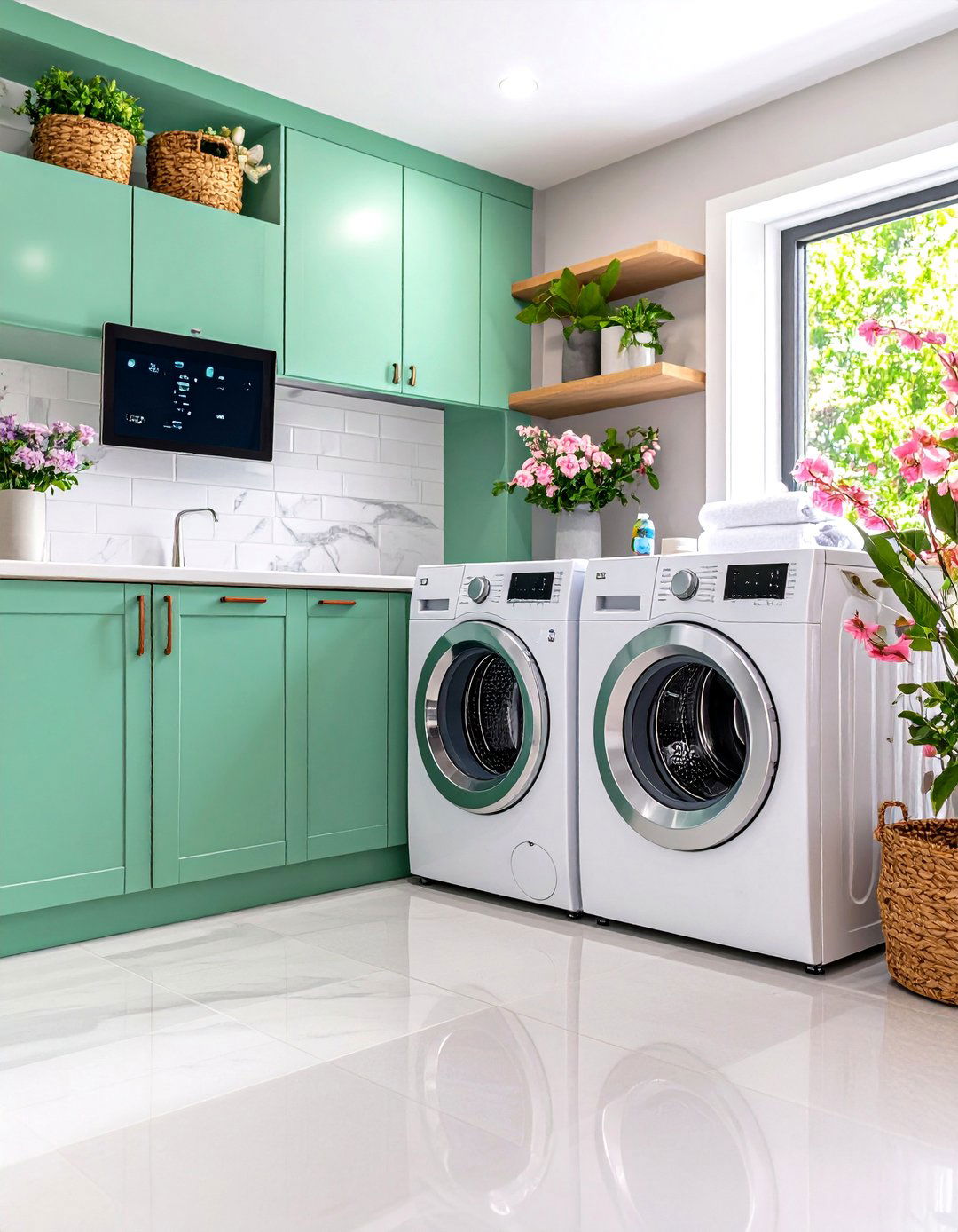 Smart Technology Laundry Room - 30 laundry room inspo ideas