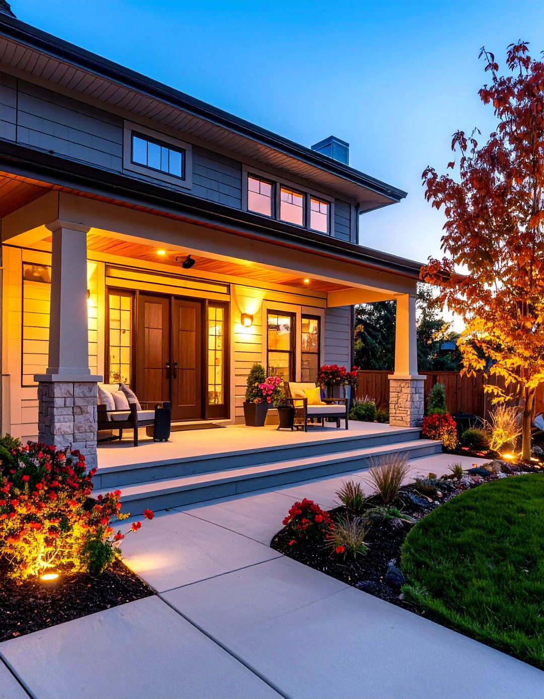 Smart Technology Porch - 30 front porch design ideas photos