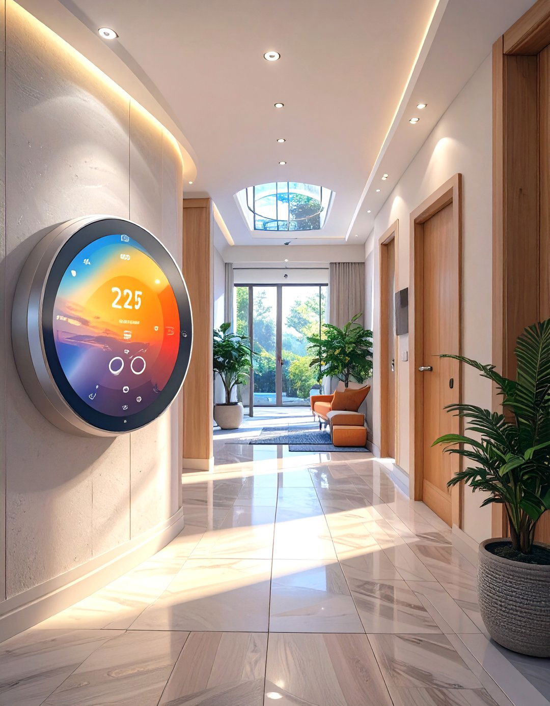 Smart Thermostats with Zoning - 30 smart home design ideas