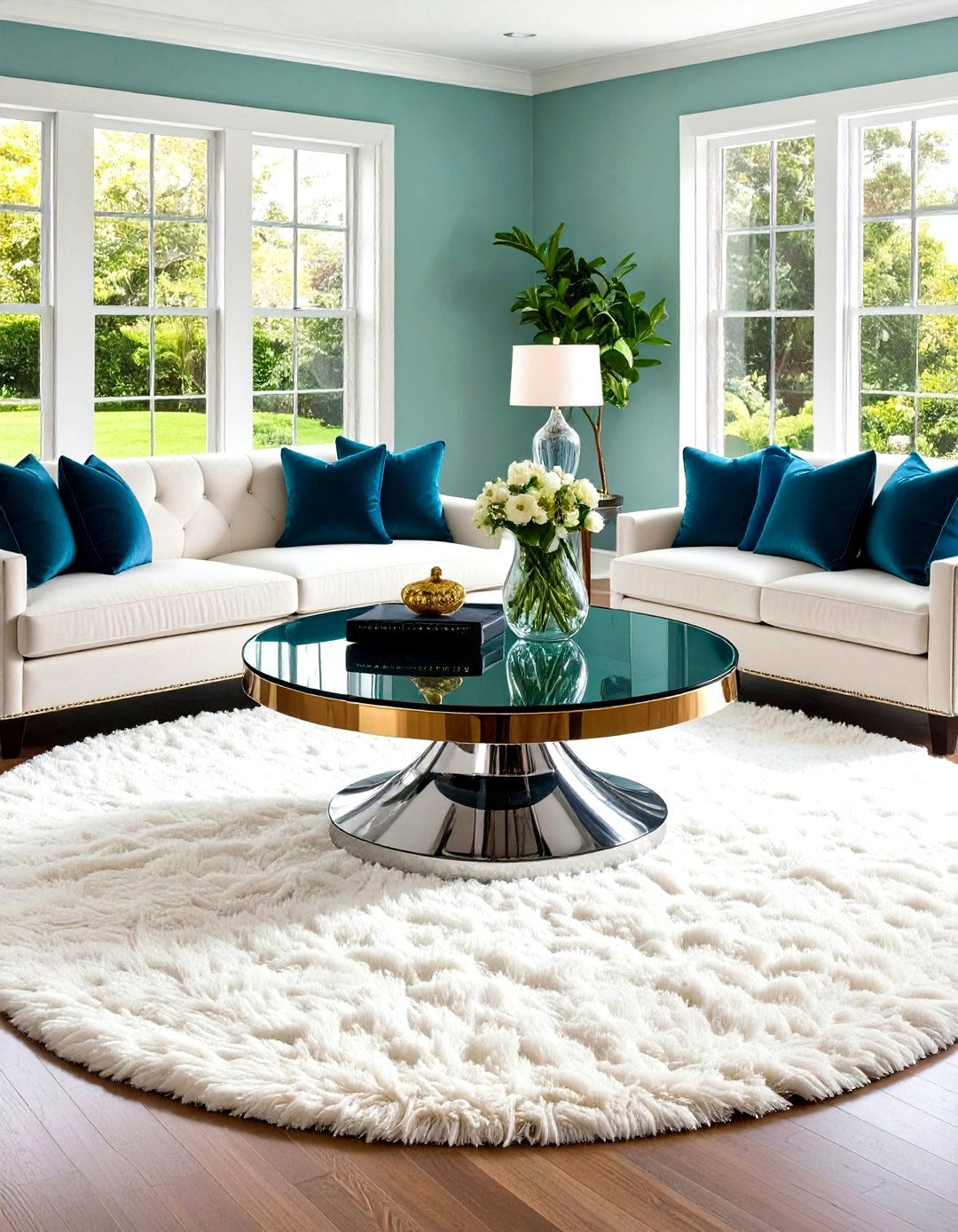 Smoked Glass and Chrome Tables - 30 retro interior design ideas