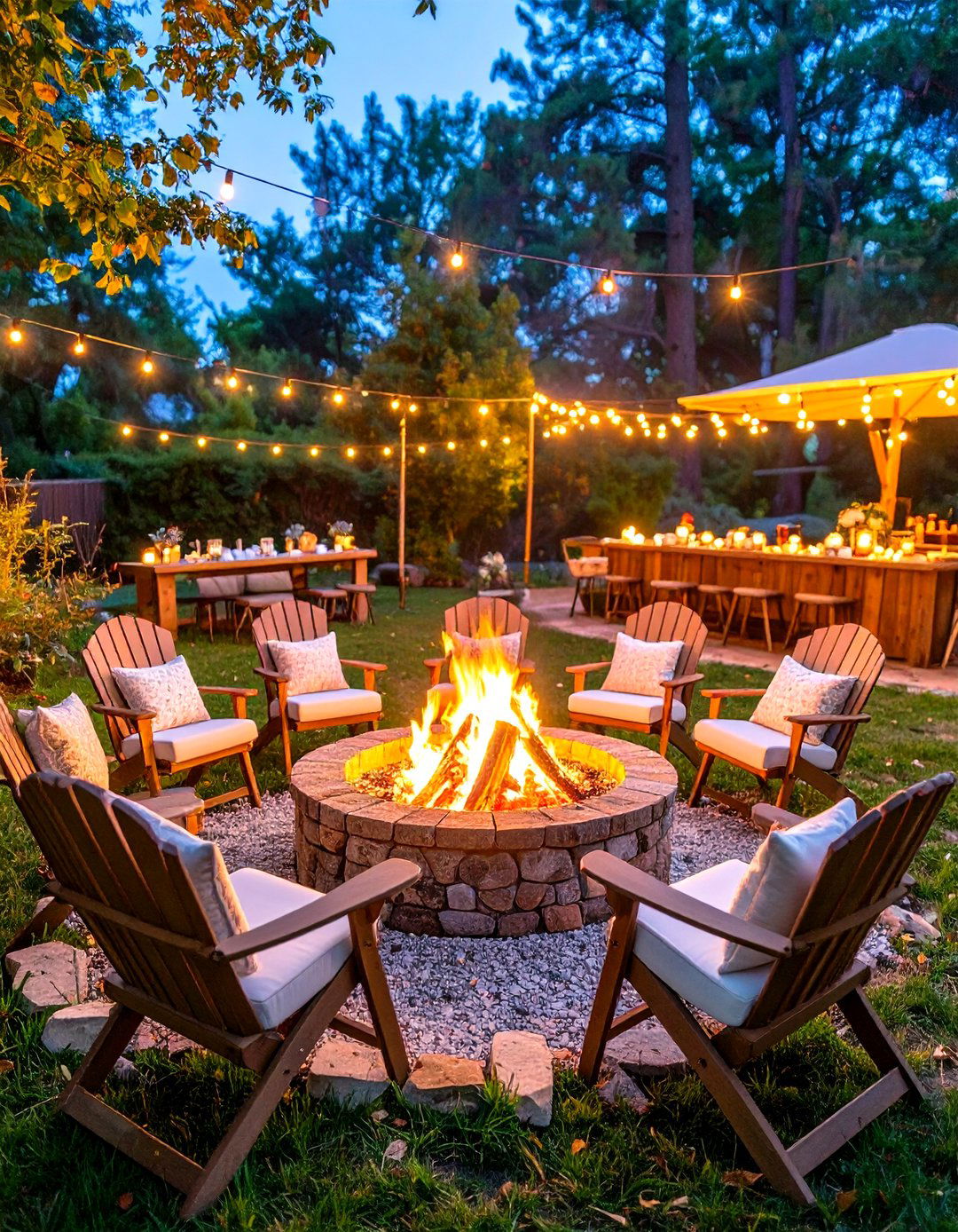 Smores and Storybooks Campfire Shower - 30 fall baby shower ideas