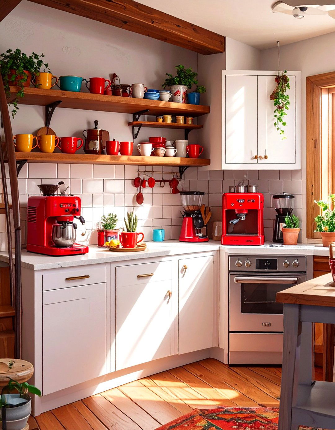 Snack and Coffee Station Under Basement Stairs - 30 under basement stairs ideas