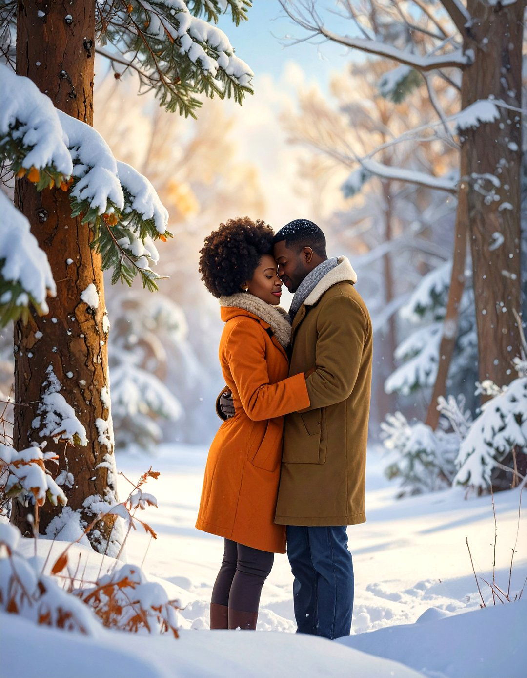Snowy Winter Wonderland Photos - 30 outdoor engagement photo ideas