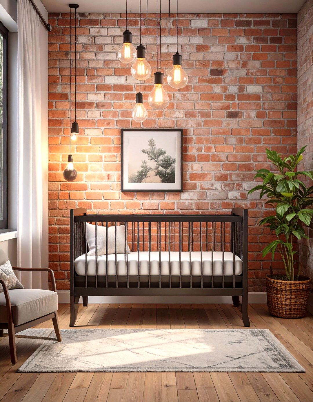 Soft Industrial Nursery - 30 nursery ideas neutral