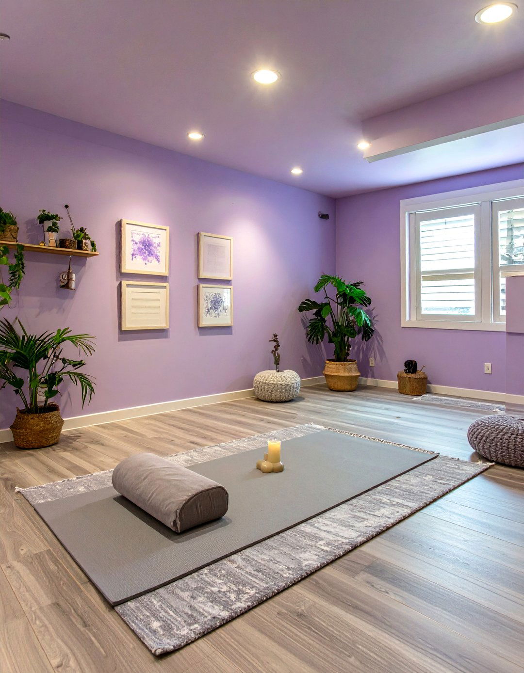Soft Lilac Retreat - 30 basement paint color ideas