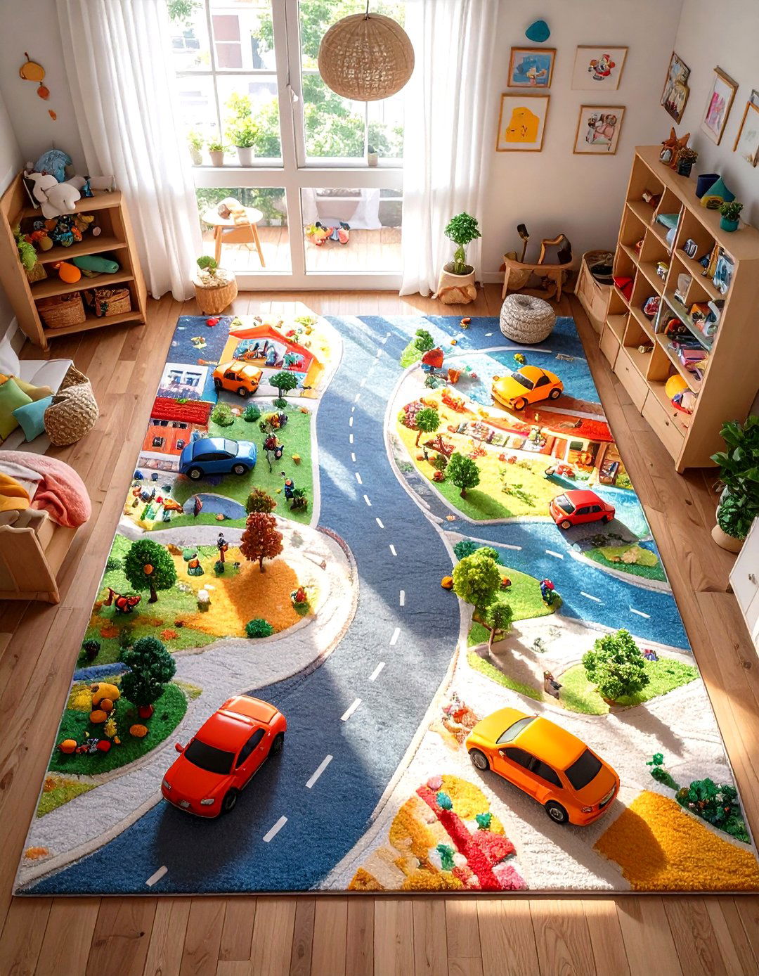 Soft Non Slip Area Rug for Play - 30 toddler bedroom ideas