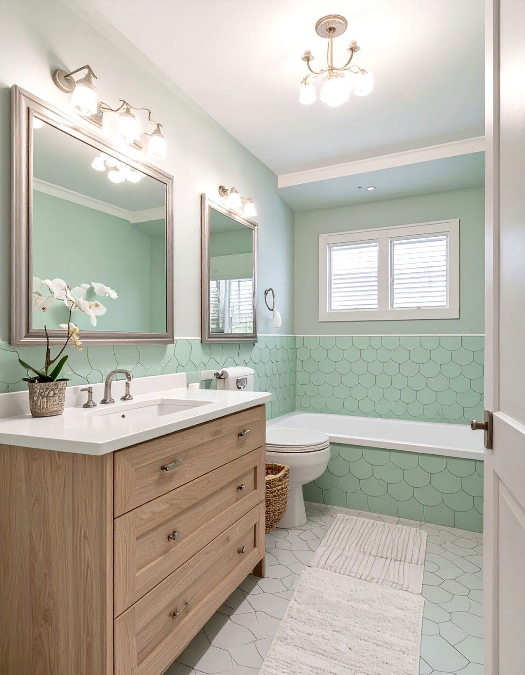 Soft Pastels Bathroom - 30 girls bathroom ideas