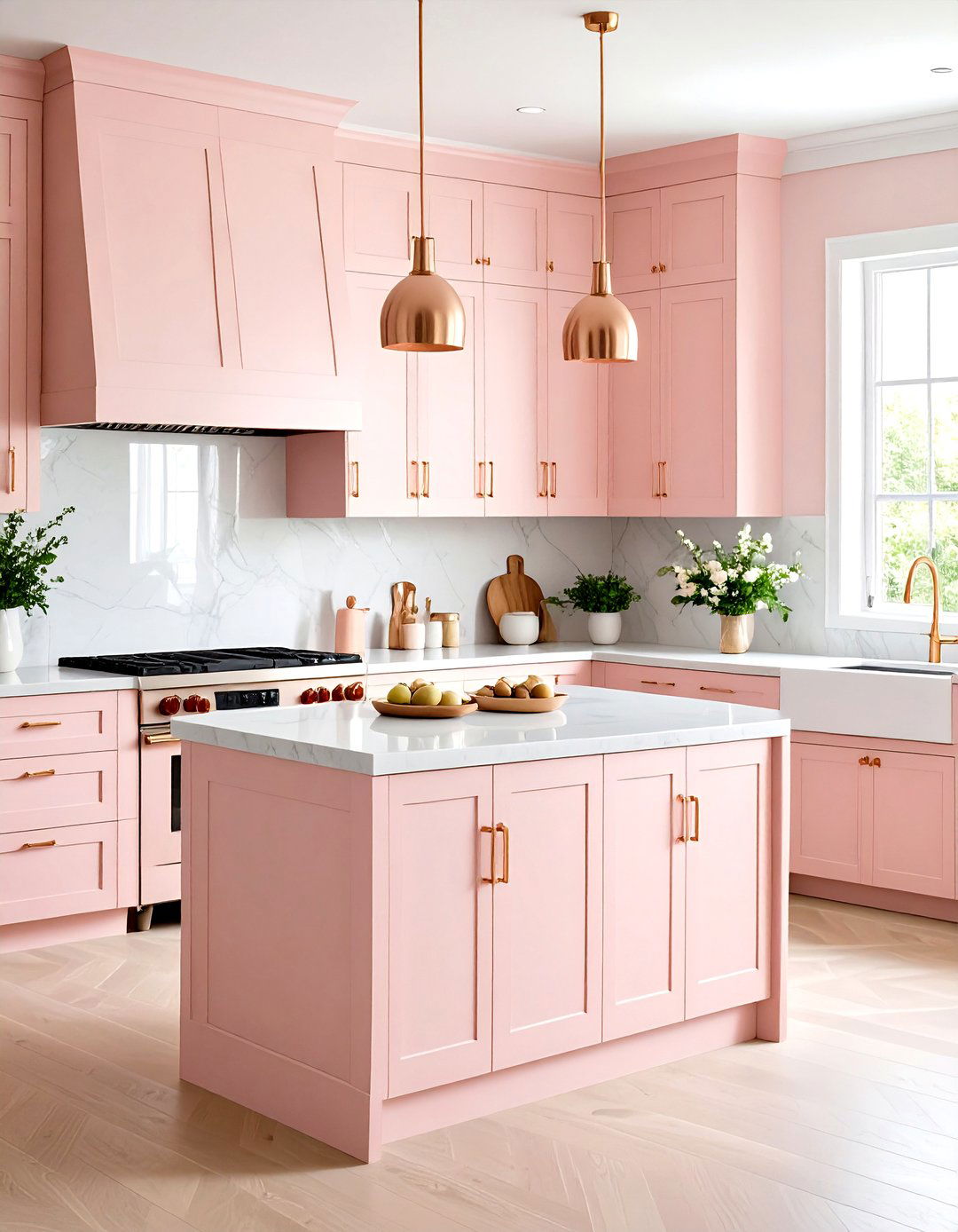 Soft Pink and Blush Kitchens - 30 kitchen colors ideas