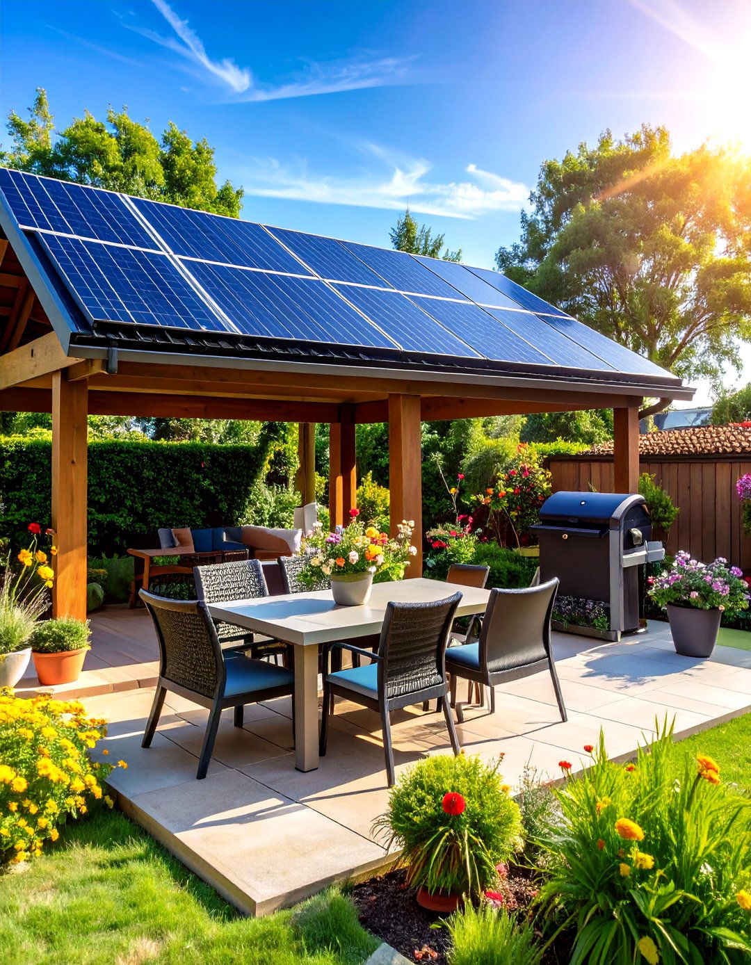Solar Panel Patio Roof - 30 patio roof ideas