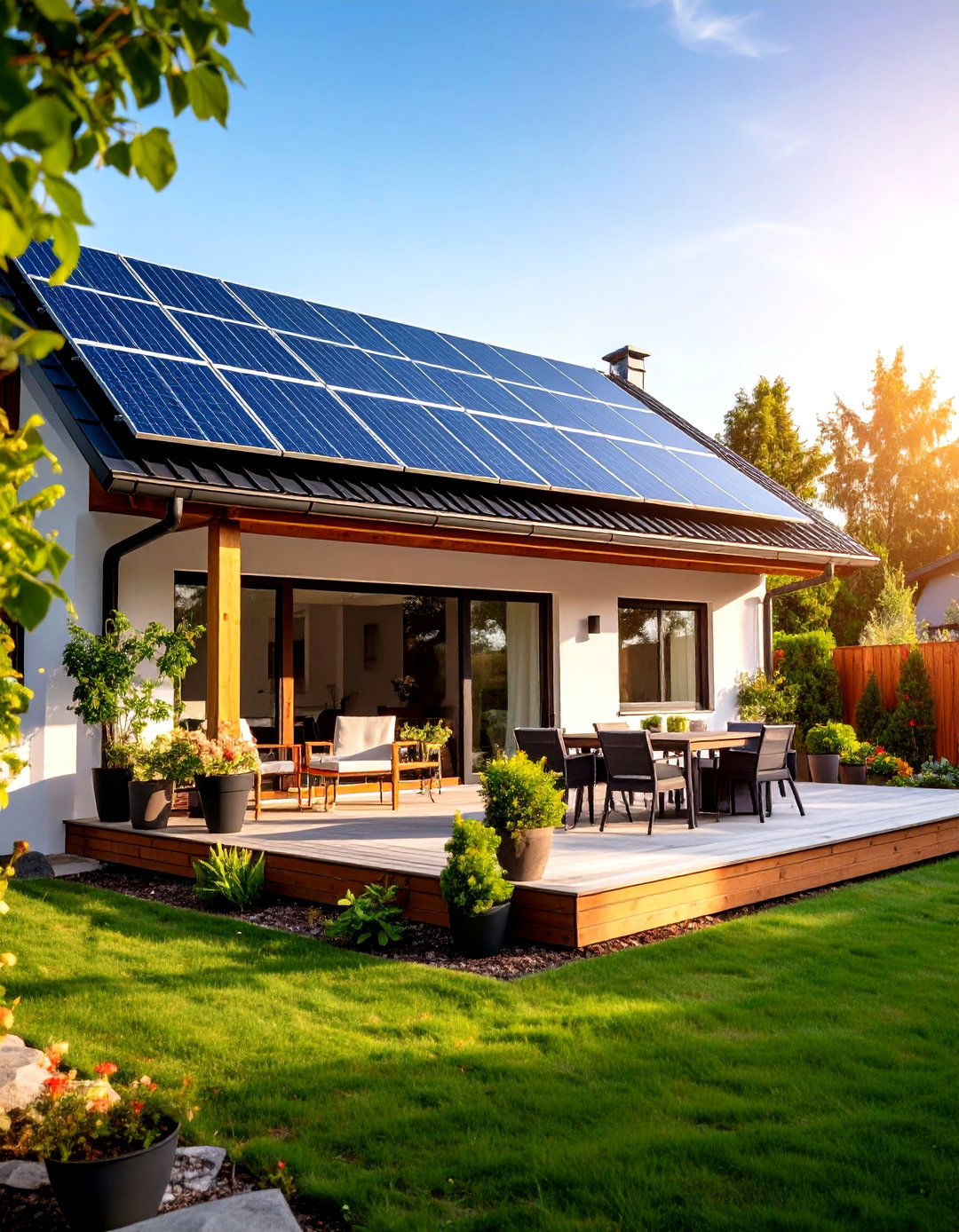 Solar Panel Patio Roof - 30 patio roof ideas attached to house