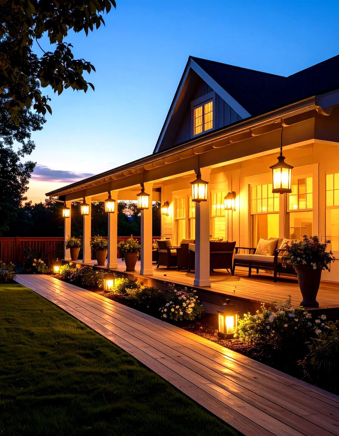 Solar Powered Porch Lighting - 30 front porch lighting ideas