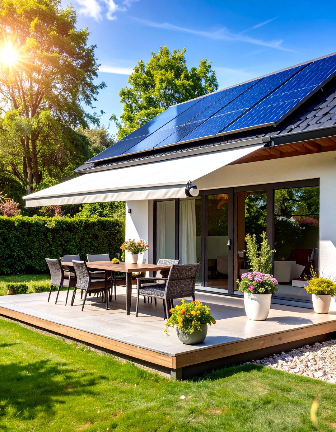 Solar Powered Shade Options - 30 patio sun shade ideas