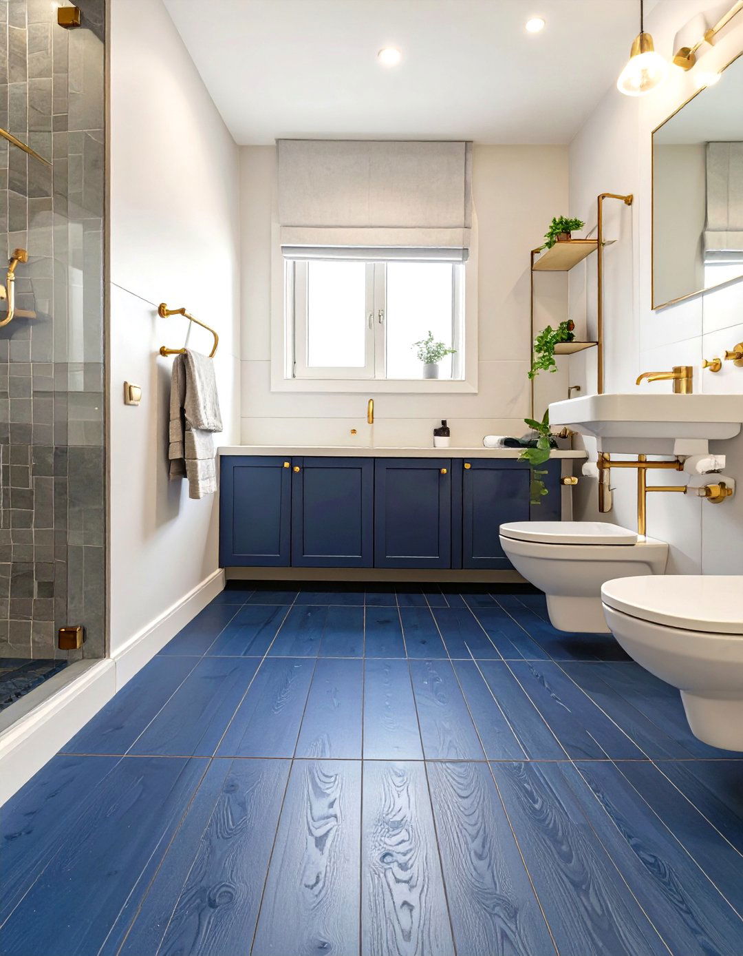 Solid Color Vinyl Sheet Flooring - 30 small bathroom bathroom flooring ideas