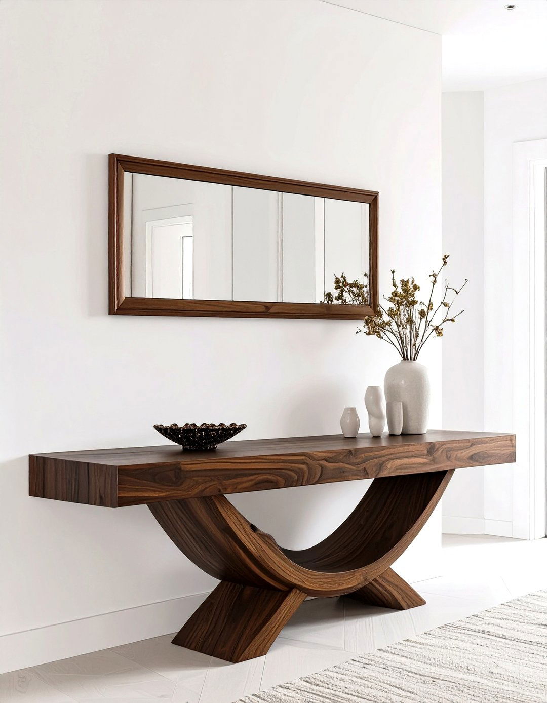 Solid Forms and Empty Space Entryway - 30 opposition in interior design ideas