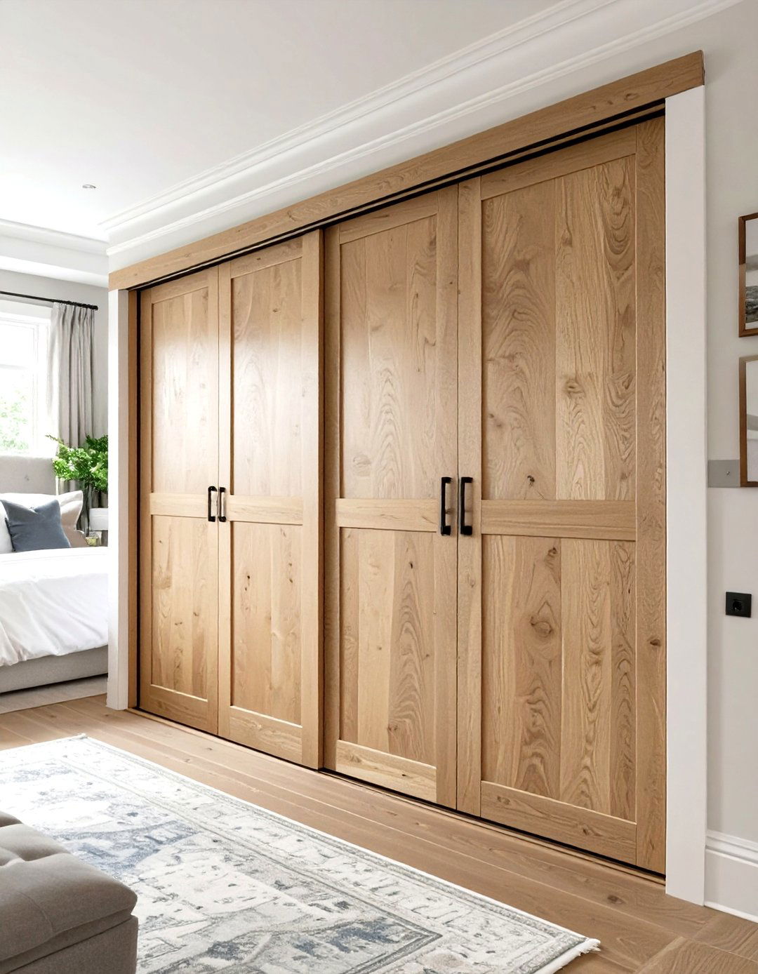Solid Hardwood Sliding Closet Doors - 30 sliding closet door ideas