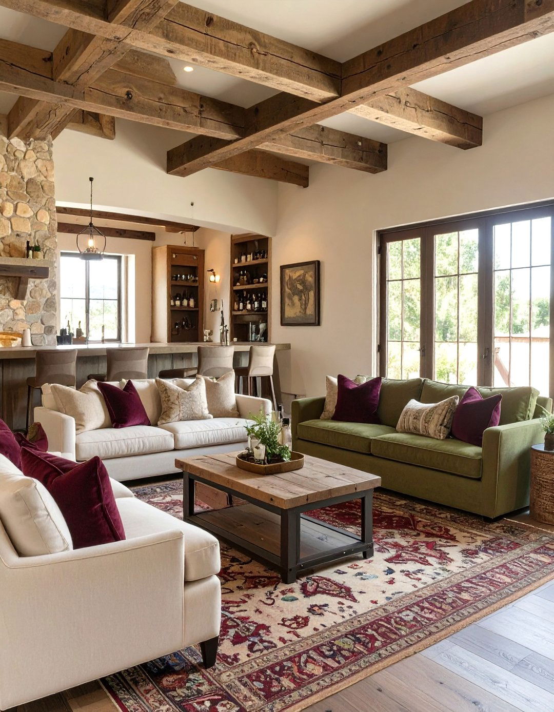 Sonoma Wine Country Den - 30 california design den ideas