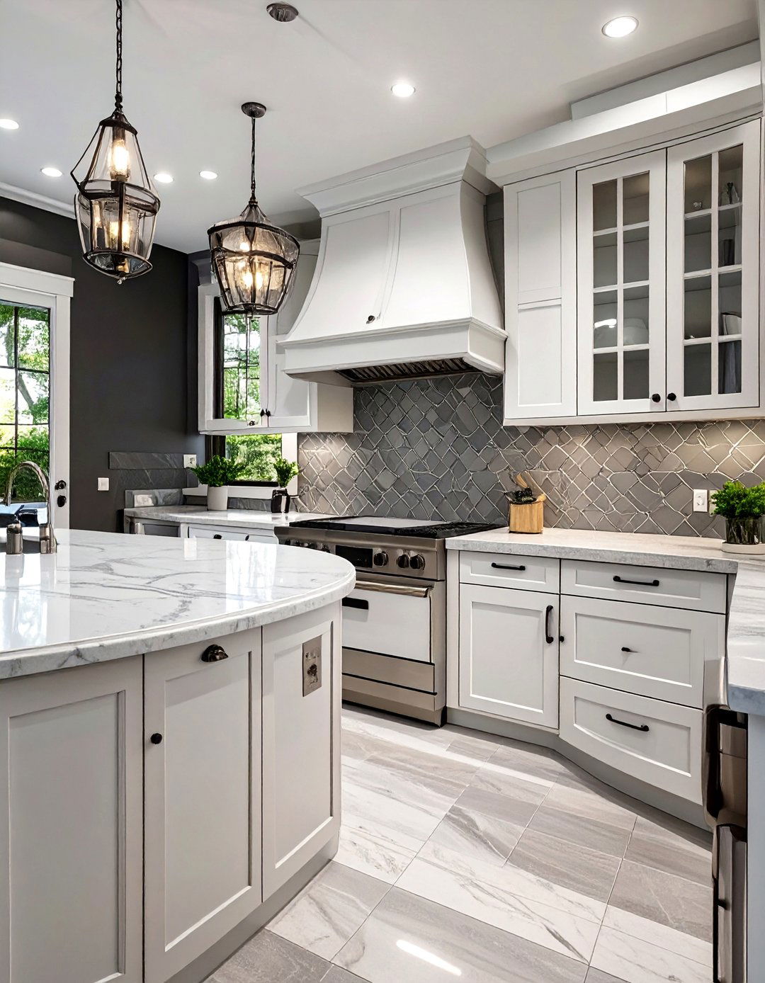 Sophisticated Arabesque Tile - 30 backsplash tile ideas