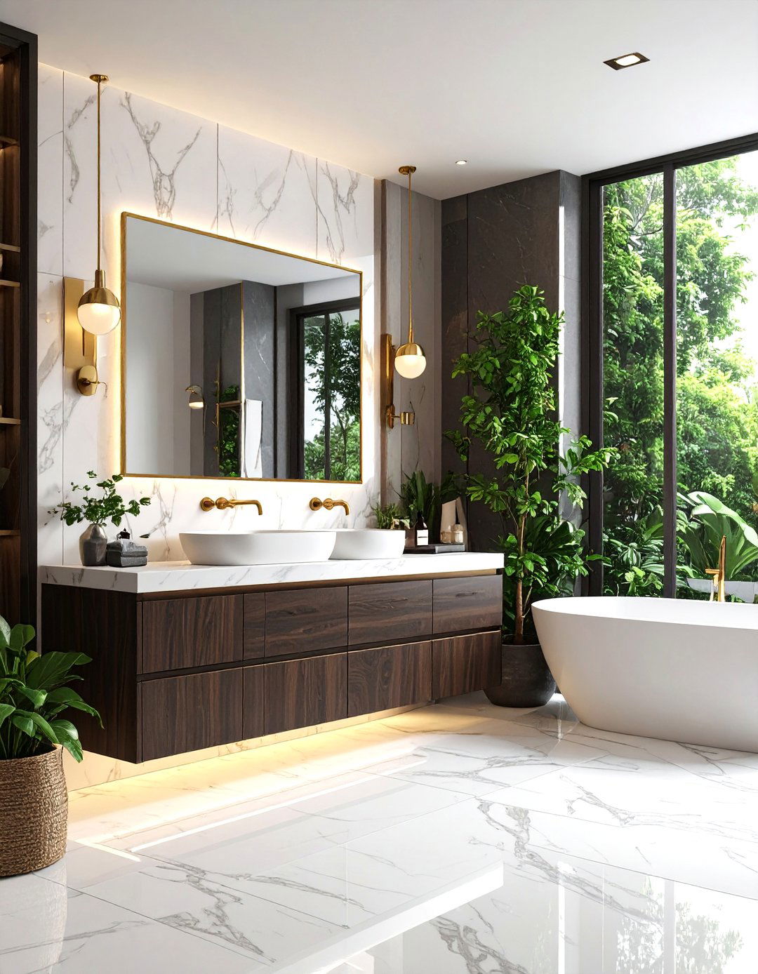 30 Modern 1/2 Bathroom Ideas for Tiny Spaces - We Love Home Blog
