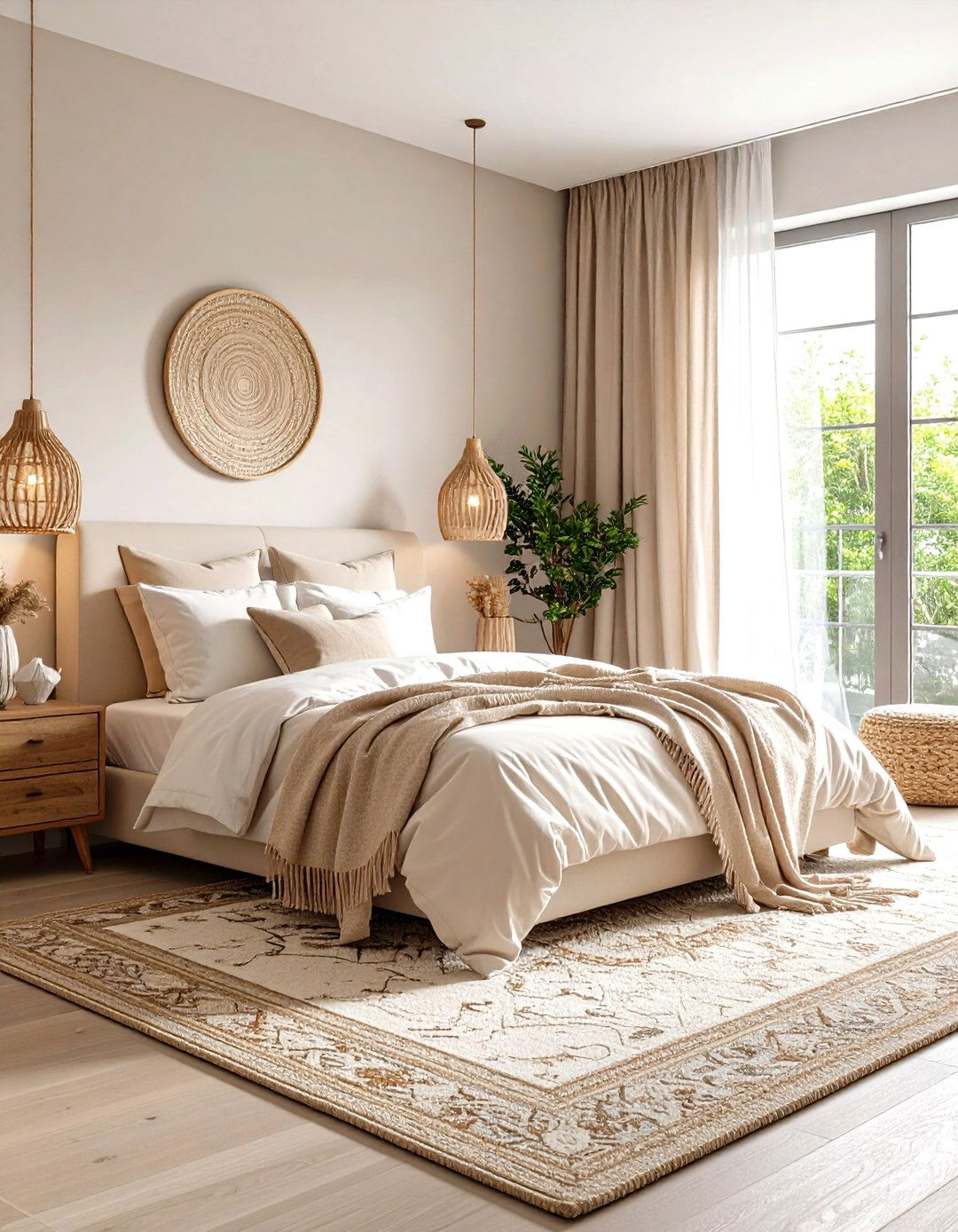 Sophisticated Neutral Bedroom - 30 elegant bedroom ideas